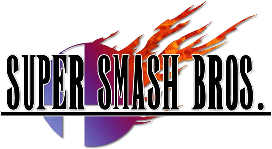  Smash Brosfinal Fantasy Logo Imgur Square Enix Png Smash Bros Logo Png