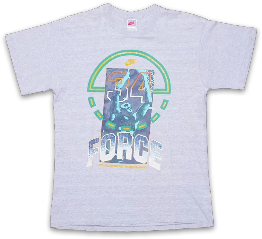  Rare Nike Charles Barkley T Shirt Large Xlarge U2013 Double Short Sleeve Png Charles Barkley Png