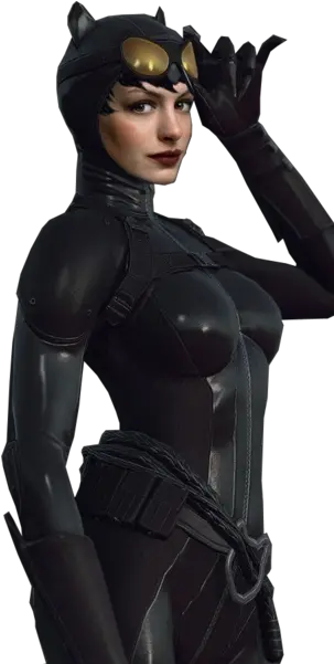  Hd Catwoman Transparent Anne Hathaway Anne Hathaway Catwoman Statue Png Catwoman Png