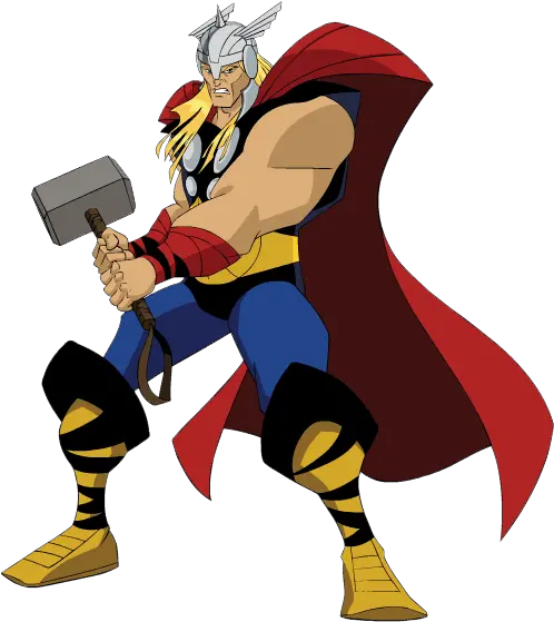  Free Thor Cartoon Cliparts Download Avengers Mightiest Heroes Thor Png Thor Png