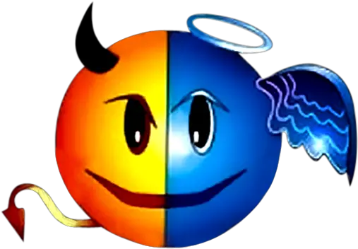  Privacygrade Half Angel Half Devil Emoji Png Emoji Icon App Answers