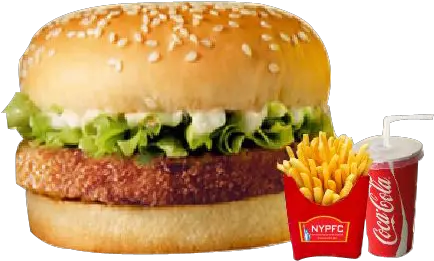  Chicken Burger Combo Combos In Madhapur Hyderabad Chicken Burger Combo Png Burger And Fries Png