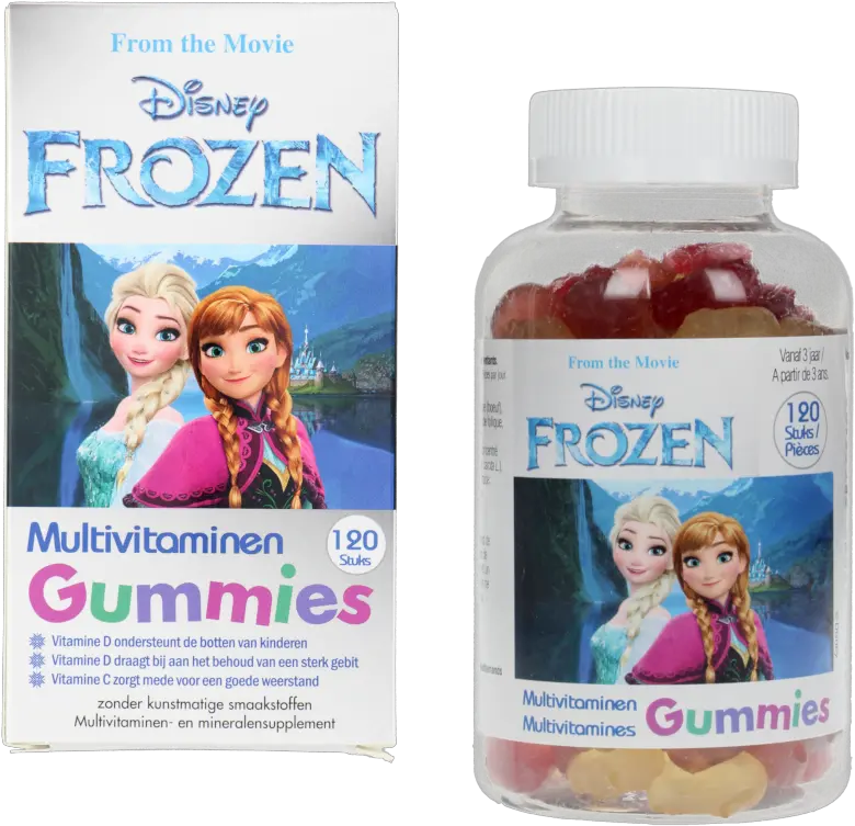  Frozen Multivitamins Disney Soft Gummies Disney Multivitamine Gummies Png Frozen Png