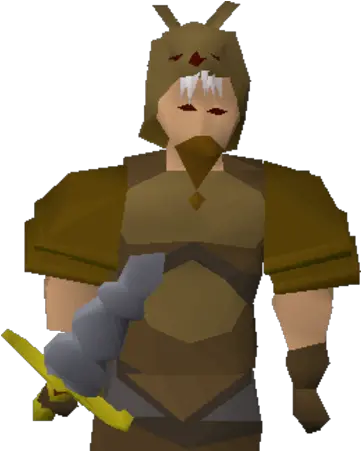  Gunthor The Brave Old School Runescape Wiki Fandom Cartoon Png Brave Png