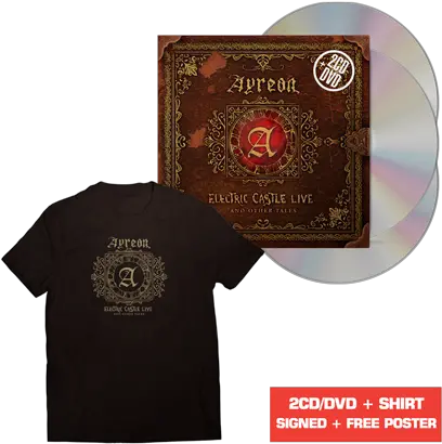  Ayreon Electric Castle Live And Other Tales 2cddvd T Png Dvd Png