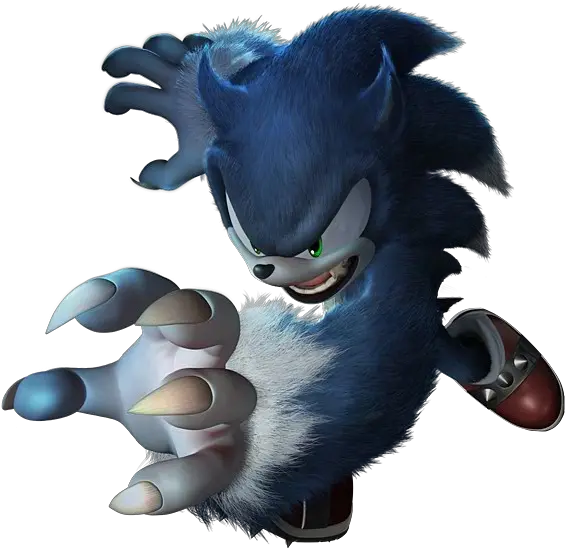  Sonic Unleashed Concept Art Sonic Werehog Render Png Sonic Unleashed Logo