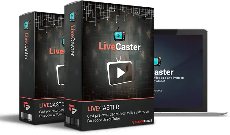  Live Caster Elite Agency U2013 Cast Any Video Software Png Youtube Live Logo Png