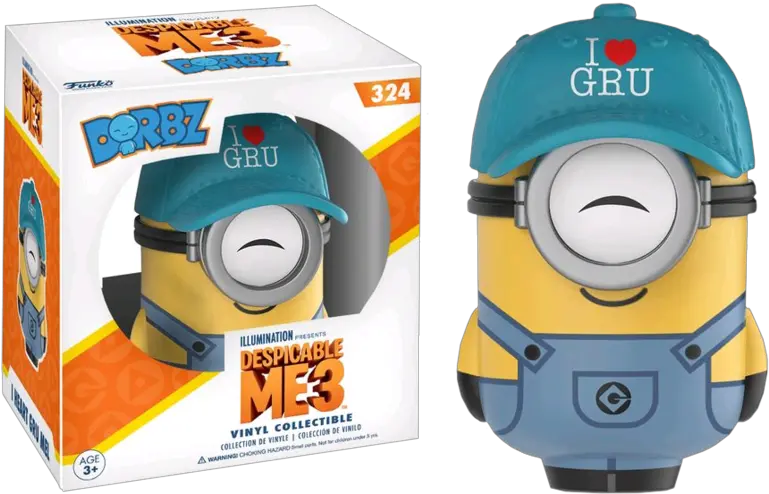  Despicable Me 3 Mel I Heart Gru Cap Dorbz Vinyl Figure Gru Dorbz Png Gru Transparent