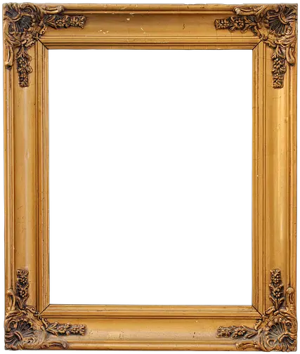  Wooden Bridge Png Gold Frame Wooden Frame Png