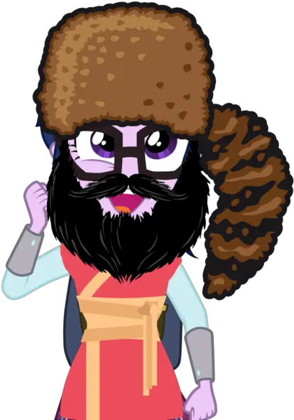  Equestria Girls Facial Hair Illustration Png Beard Transparent Background