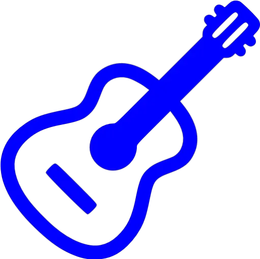  Blue Guitar Icon Free Blue Music Icons Guitar Icon Png Black App Icon Blue