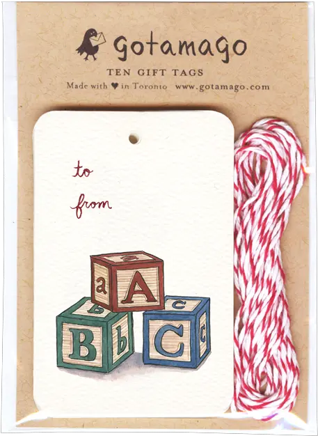  Blocks Gift Tags Set Of 10 Gift Png Gift Tag Png