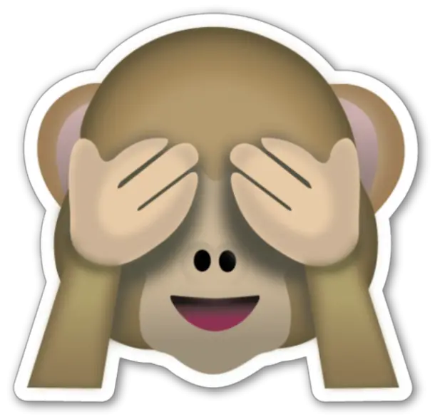  See No Evil Monkey Emojis De Whatsapp Mono Png Monkey Emoji Png