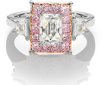  Pink Diamonds U2013 Diamond World Fine Jewellery Engagement Ring Png Pink Diamond Png