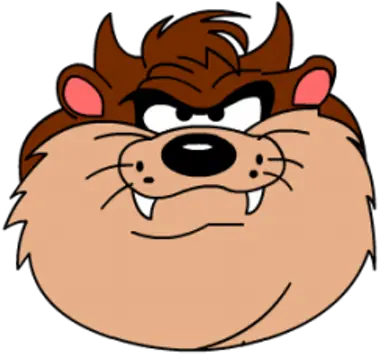  Taz Tasmanian Devil Looney Tunes Face Full Size Png Taz Icon Devil Face Png