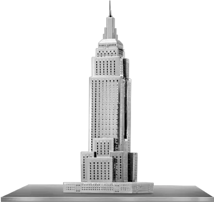  Fascinations Iconx 3d Metal Model Kits Empire State Building Png Empire State Building Png