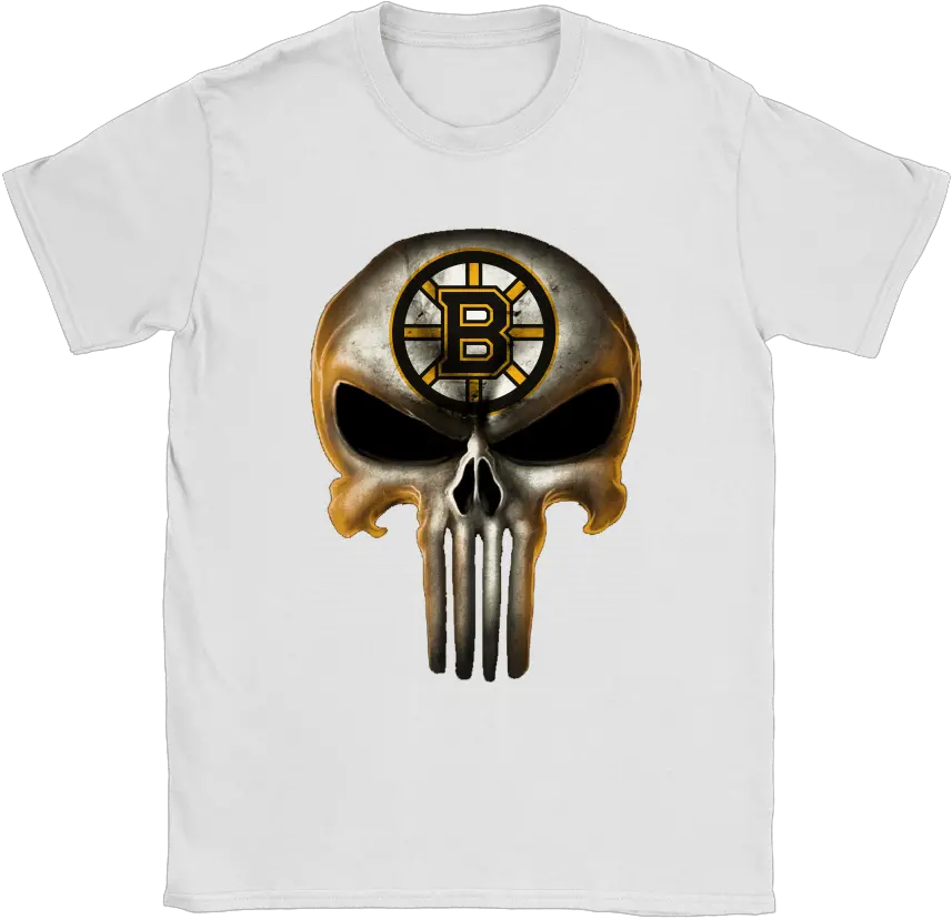  Boston Bruins The Punisher Mashup Ice Miami Dolphins Punisher Png Boston Bruins Logo Png