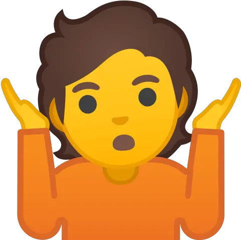  Person Shrugging Emoji Don T Know Icon Png Shrug Emoji Transparent