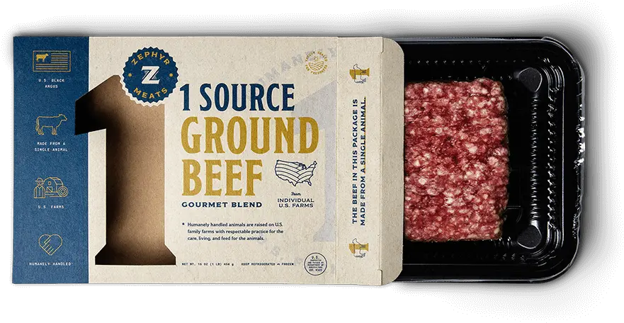  1 Source Ground Beef 1 Source Ground Beef Zephyr Foods Png Ground Beef Png