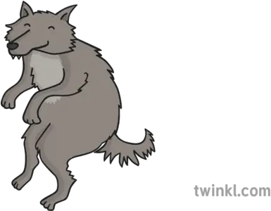  The Big Bad Wolf Ilustração Twinkl Big Bad Wolf Twinkl Png Wolf Cartoon Png