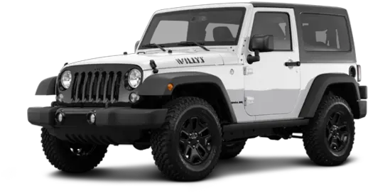  New 2018 Jeep Wrangler 2 Door Willys Wheeler 454450 White Jeep Car Wrangler Png 18 Wheeler Png