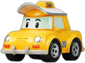  Robocar Poli Character Cap The Taxicab Transparent Png Musti Tv Show Car Taxi Cab Png