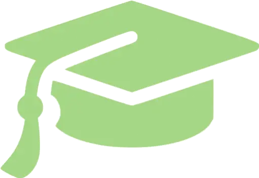  Guacamole Green Graduation Cap Icon Free Guacamole Green Icon Graduation Cap Blue Png Grad Hat Png