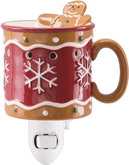  Gingerbread Man Nightlight Mini Scentsy Warmer Gingerbread Man Mini Warmer Png Gingerbread Man Png