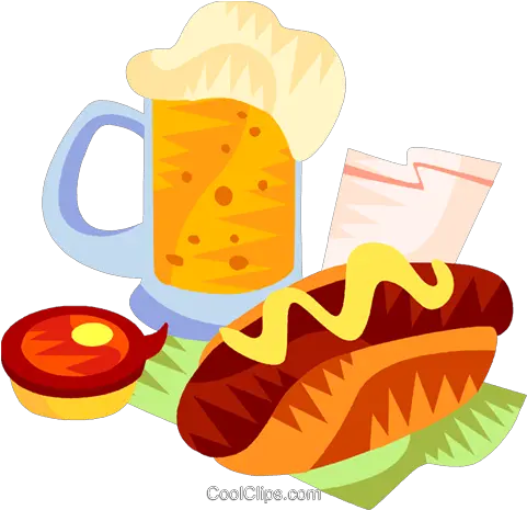  German Bratwurst And Beer Royalty Free Vector Clip Art Bratwurst Clipart Png Beer Clipart Png