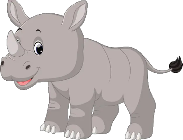  Rhino Clipart Real Rhino Baby Clip Art Full Size Png Cartoon Rhino Transparent Background Rhino Png