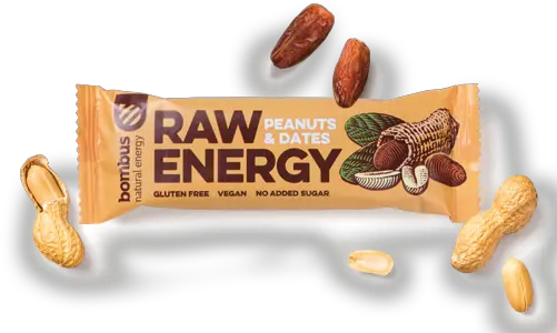  Peanuts U0026 Dates U2013 Bombus Energy Bar Bombus 50g Png Peanut Transparent