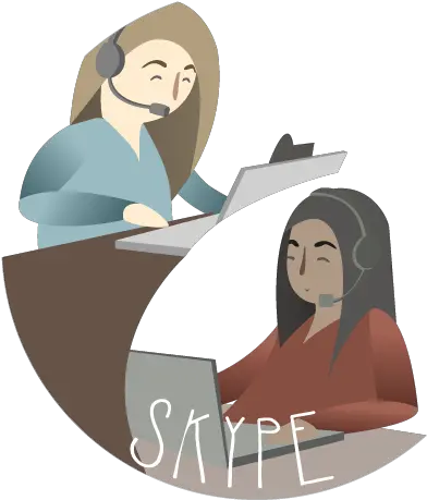  Skype English Lessons Cartoon Png Skype Png