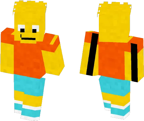  Download Bart Simpson Minecraft Skin For Free Minecraft Bart Simpson Skin Png Bart Simpson Png