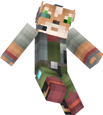  Fox Mccloud Minecraft Skin Toy Block Png Fox Mccloud Png