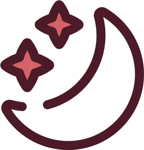  Stars Moon Night Weather Starry Astronomy Icon Png Pink