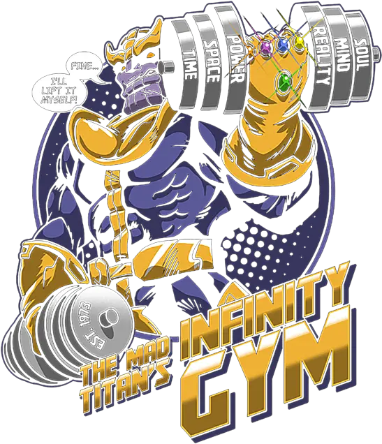  Thanos Comics Gym Workout Greeting Card Thanos Gym Png Thanos Head Transparent