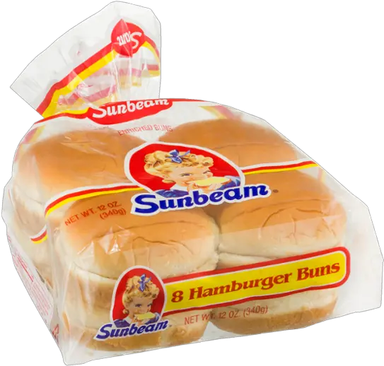  Sunbeam Hamburger Buns 8 Ct Soft Png Burger Bun Png