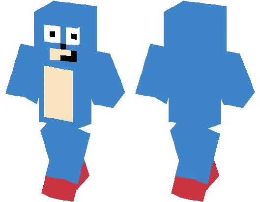  Sanic Minecraft Red Hoodie Skin Png Sanic Transparent