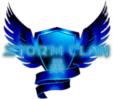  Storm Clan Logo Transparent Roblox Shield With Wings Png Storm Transparent