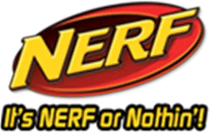  Nerf Logo With Motto Logo Nerf Or Nothing Png Nerf Logo