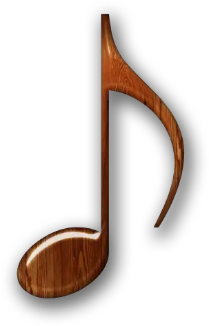  Efficacy Artiste Management Wooden Music Note Png Wood Icon Set