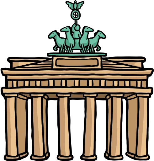  Brandenburg Gate Brandenburg Gate Drawing Png Tor Icon Png