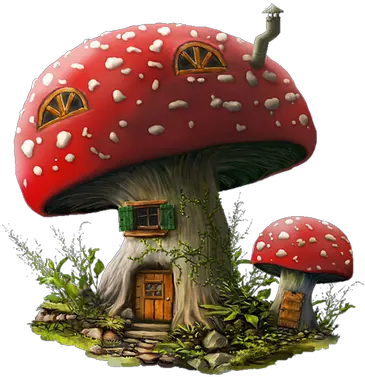  House Drawing Mushroom Png File Hd Mushroom Fairy House Drawing Mushroom Png