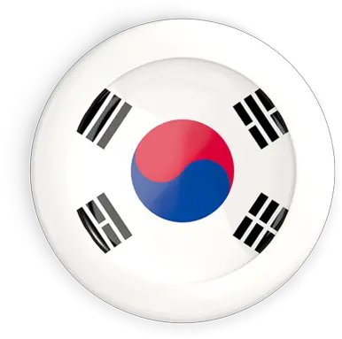  White Framed Round Button Illustration Of Flag South Korea New Flag Of Japan Png White Button Png