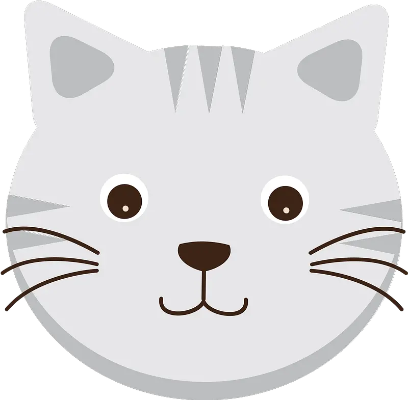  Grey Cat Face Clipart Free Download Transparent Png Cat Face Clipart Creazilla Funny Cat Icon