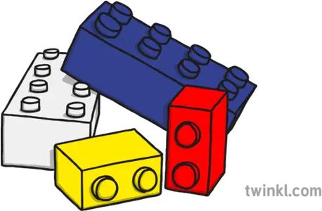  Lego Blocks Illustration Twinkl Clip Art Png Lego Blocks Png