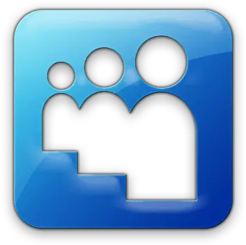  3 Blue Person Logo Logo Blue Square White People Png Person Logo