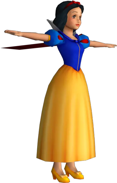  Playstation 2 Kingdom Hearts Snow White The Models Costume Png Snow White Transparent