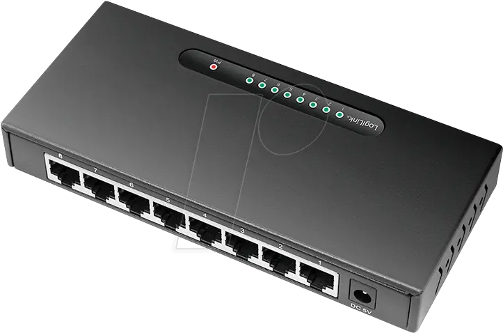  Logilink Ns0111 Switch 8 Port Gigabit Ethernet At Logilink Png Network Port Icon