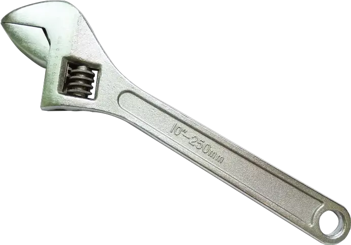  High Quality 10 In 250mm Hand Tool Spanner Adjustable Cone Wrench Png Where Is The Wrench Icon In Chrome